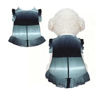 Black umbrella in the rain L Pet Apparel for Small Dogs-Cute Summer Outfit for Puppy, Soft Breathable Pet Clothes for Cat