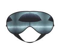 Black Umbrella in The rain Soft Eye mask, All Over Printed, 96% Polyester 4% Spandex