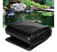 Black Underlay Heavy Duty Garden Ponds Liner Preformed Liners | Fish Pool Damp Proof Membrane Polythene Plastic Sheeting | Waterproof Tarpaulin for Water Garden(1x8m(3.3x26.2ft))
