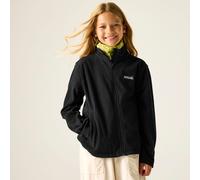 Regatta Kids Full Zip Fleece King II - Lightweight, 2 Pockets, Anti-Pill - True Black 14 Years