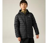 Regatta Hooded Marizion Padded Jacket in Jet Black | Size: 9-10 Years Regatta Jet Black 9-10 Years