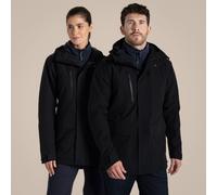 Black unisex M Craghoppers Unisex Expert Kiwi Pro Stretch Long Jacket Black, Size: M
