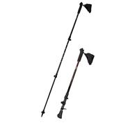Black unisex One Size Regatta Nordic Walking Pole Pair Black