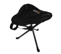 Black unisex One Size Regatta Ternio Tripod Stool Steel Black