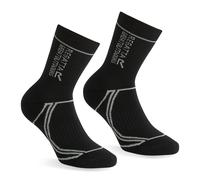 Black unisex UK 10-12 Regatta Kids’ 2 Season Coolmax Trek & Trail Black, Size: UK 10-12