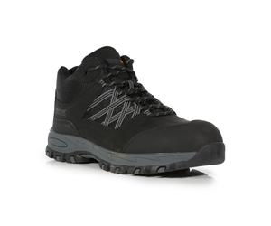 Black unisex UK 6 Regatta Professional Men's Sandstone Safety Hiker Black, Size: UK 6