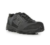 Black unisex UK 9.5 Regatta Professional Claystone Low Safety Boots Black, Size: UK 9.5