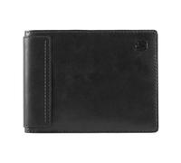 Black Unisex Wallet Smooth Leather Blue, female, Piquadro, Wallets & Cardholders, Black, ONE SIZE, Accessories ONE SIZE