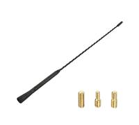 Black Universal Car Antenna Replacement,Comes With Screws M4,M5,M6 | Universal Car Antenna Replacement for AM,FM,DAB,Rod Cars Antenna For Vehicles Including Trucks,Hatchbacks,Saloons