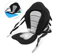 Black Universal High Back Backrest Kayak Seat Detachable Breathable Thickened Non-slip Sup Board Seat