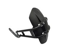 Black Universal Motorcycle Front Fender For Mudguard Protection Protector CNC Aluminum Alloy Adjustable Wheel Cover Mud Flap Guard(Black)