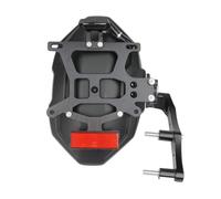 Black Universal Motorcycle Front Fender For X-MAX250 2017 2018 2019 2020 2021 2022 2023 Mudguard Wheel Splash Guard License Plate Frame(Fiber Black)