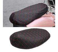 Black Universal Motorcycle Seat Cover,Breathable Seat Anti Slip Cushion Sun Proof Motorcycle Electric Seat Pad Cushion Cover for All Weather Protection Comfort Riding (XL)