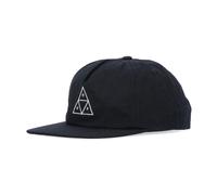 Black Unstructured Snapback Cap, male, HUF, Hats & Caps, Black, ONE SIZE, Accessories ONE SIZE