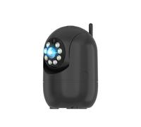 (Black, US Plug) 1080P Indoor PTZ WIFI IP Camera Two Way Audio Wifi Camera Cloud Storage Waterproof Night Vision CCTV Video Dual Light Source Baby Monitor