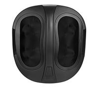 (Black, US Plug) Fully Autoamtic Electric Foot Massager Smart Control Panel Foot Therapy Machine Kneading Overheating Protection Lightweight Foot Massage Machine