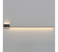 Black Vanity Lighting Fixture Metal Linear Wall Mounted Lamp, Indoor or Led Wall Light, Modern Simple Long Strip Wall Sconces for Bathroom Bedroom Bedside Mirror