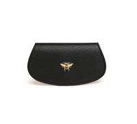 (Black) Vegan Leather Bee Glasses Case