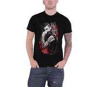 Black Veil Brides Men's Inferno Cotton T-Shirt in Black | Size: Large Black Veil Brides Black L