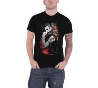 Black Veil Brides Men's Inferno Cotton T-Shirt in Black | Size: Small Black Veil Brides Black S