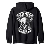 Black Veil Brides Skull and Baseball Bats Hollywood Artwork Zip Hoodie