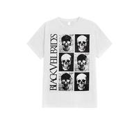 Black Veil Brides - Skulls White - T-Shirt - white - M - 100% Cotton M