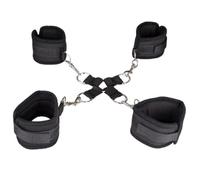 black Velvet Vice Black Soft Hogtie Restraint & Cuffs
