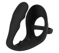 Black Velvets Cock Ring And Anal Plug