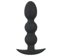 Black Velvets Heavy - 145 g Ball-Shaped Anal Plug (Black)
