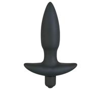 Black Velvets vibrating anal plug - small