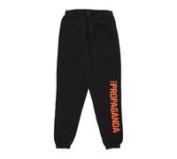 Black Vertical Logo Joggers - male - Propaganda - Sweatpants - Black - M - Trousers M