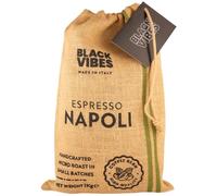 Black Vibes - 1KG Whole Coffee Beans | Authentic Espresso Napoli Blend | Robusta Blend | Made In Italy | Gift Idea for Him & Her