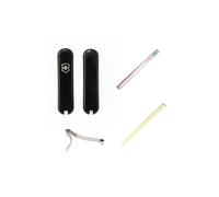 (black) Victorinox 58mm Swiss army spares - tweezers toothpick spring handles