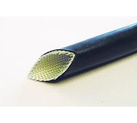Black Vidaflex SD550 High Temperature Silicone Coated Fibreglass Fire Heat Shield Braid Sleeving 8mm -1m