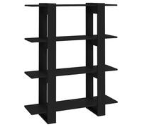 (black) vidaXL Book Cabinet/Room Divider Room Partition Home Organiser Multi Colours