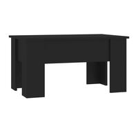 (black) vidaXL Coffee Table Engineered Wood Couch Tea Accent End Table Multi Colours