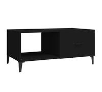 Vidaxl Coffee Table Black 90X50X40 Cm Engineered Wood