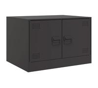 vidaXL Coffee Table Black 67x50x44 cm Steel
