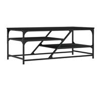 (black) vidaXL Coffee Table Living Room Tea Side Table Sofa Table Engineered Wood