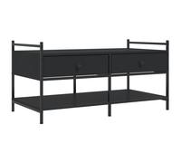 (black) vidaXL Coffee Table Living Room Tea Side Table Sofa Table Engineered Wood