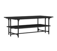 (black) vidaXL Coffee Table Living Room Tea Side Table Sofa Table Engineered Wood