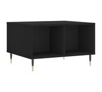 (black) vidaXL Coffee Table Side Table End Accent Telephone Sofa Table Engineered Wood