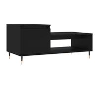 (black) vidaXL Coffee Table Side Table End Accent Telephone Sofa Table Engineered Wood