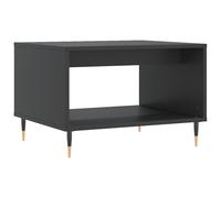 vidaXL Coffee Table Black 60x50x40 cm Engineered Wood NEW