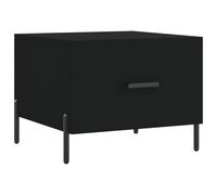 (black) vidaXL Coffee Table Side Table Sofa Couch Table Smoked Oak Engineered Wood