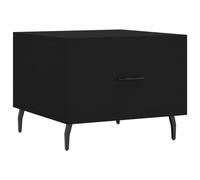 vidaXL Coffee Table Black 50x50x40 cm Engineered Wood