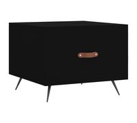 (black) vidaXL Coffee Table Side Table Sofa Table High Gloss White Engineered Wood