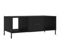 (black) vidaXL Coffee Table Side Table Sofa Table Telephone Table Engineered Wood
