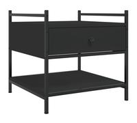 (Black) vidaXL Coffee Table Tea Side Table Sofa Couch Table Black Engineered Wood