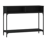 (black) vidaXL Console Table End Table Hallway Stand Side Sofa Table Engineered Wood